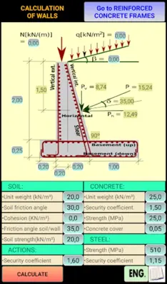 Reinforced concrete walls... and frames android App screenshot 1