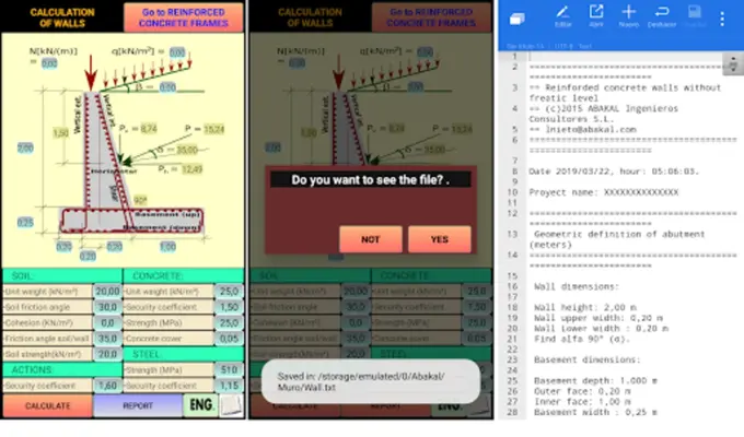 Reinforced concrete walls... and frames android App screenshot 6