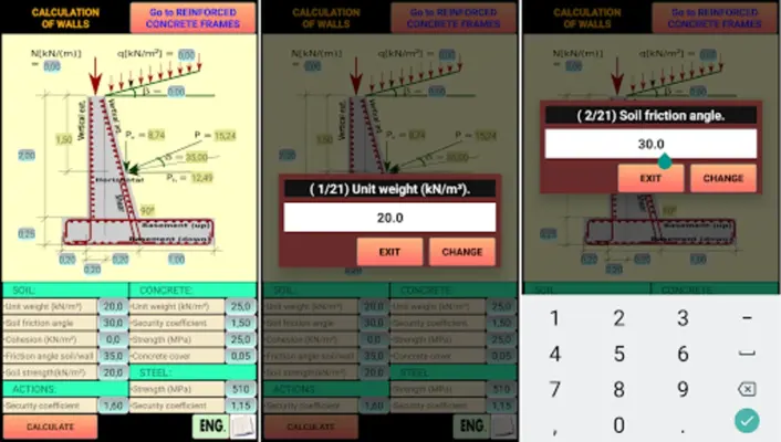 Reinforced concrete walls... and frames android App screenshot 7