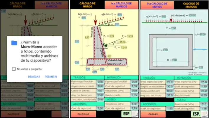 Reinforced concrete walls... and frames android App screenshot 8